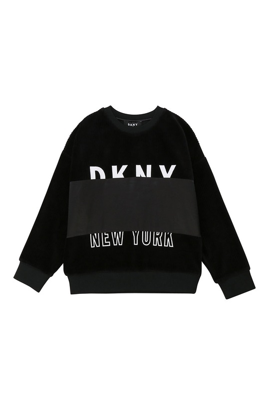 Dkny - Dětská mikina bez kapuce černá D35Q94