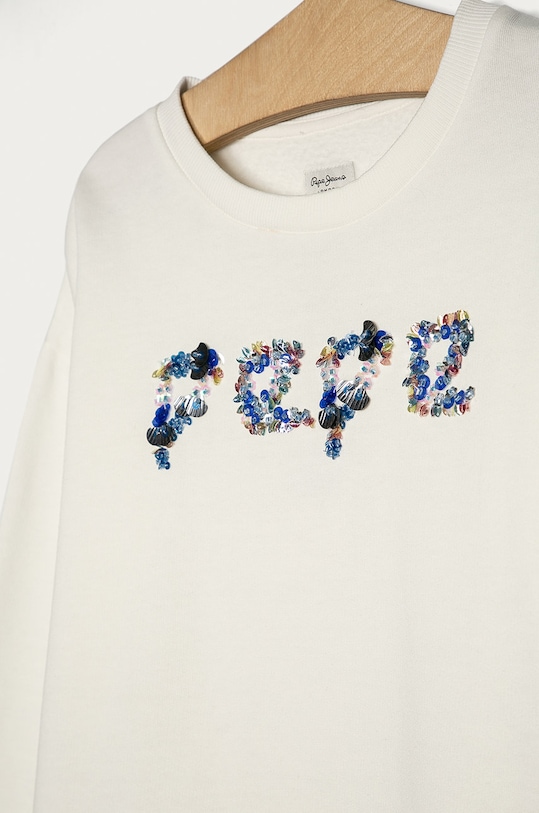 DÍVKA Pepe Jeans - Dětská mikina Bambi 2 128-152 cm PG580946.805 bílá