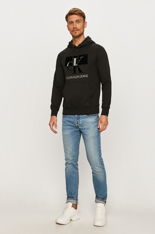Calvin Klein Jeans - Mikina J30J315712 čierna AW20