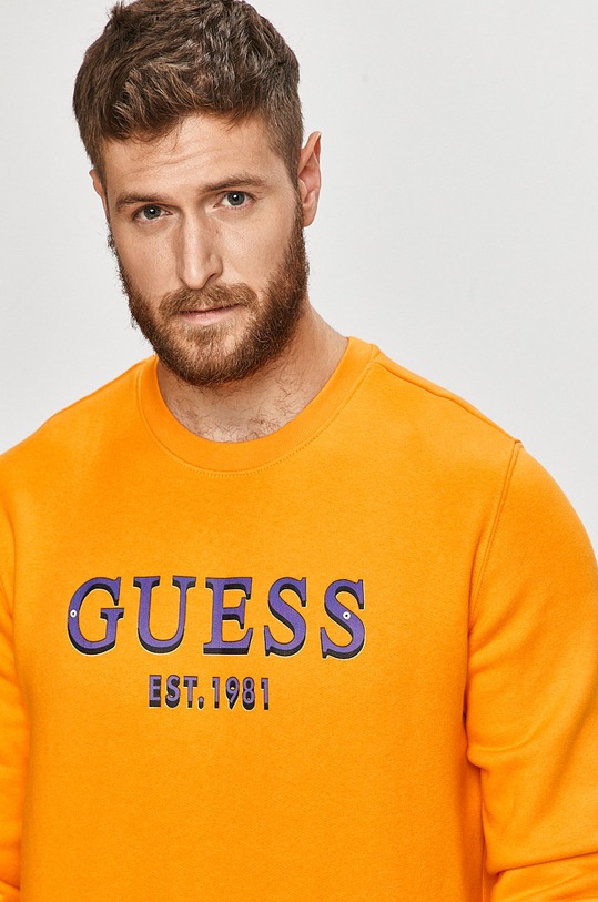Guess Jeans - Mikina oranžová M0BQ76.K9V31