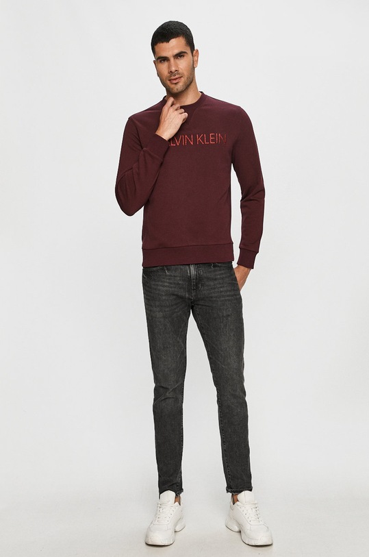 Calvin Klein - Mikina K10K105719 fialová AW20