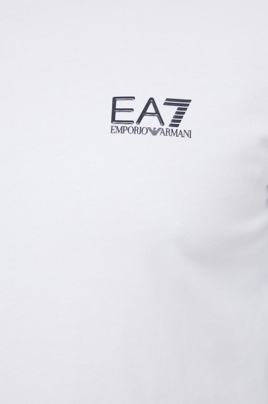 EA7 Emporio Armani - Tričko s dlhým rukávom 8NPM52.PJ05Z biela