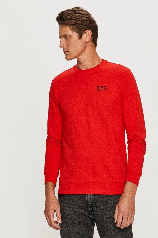 EA7 Emporio Armani Bluză uni rosu 8NPM52.PJ05Z