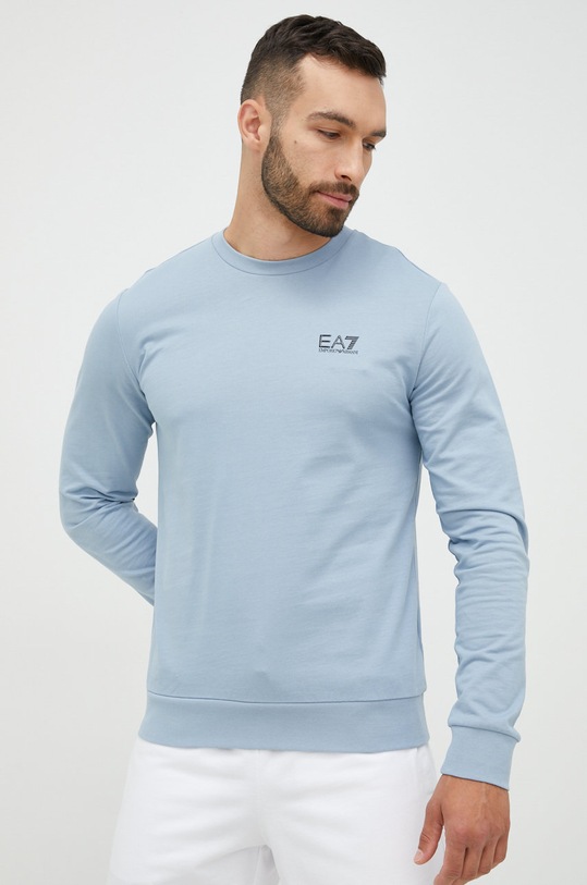 EA7 Emporio Armani Bluza 8NPM52.PJ05Z 8NPM52.PJ05Z niebieski AA00