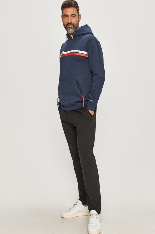 Tommy Jeans - Bluzka bawełniana DM0DM09505 DM0DM09505 granatowy AW20