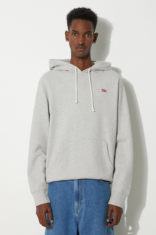 Levi's felpa semplice grigio 34581.0000
