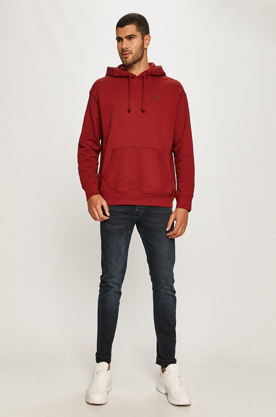 Levi's - Hanorac de bumbac 34590.0002 rosu AW20