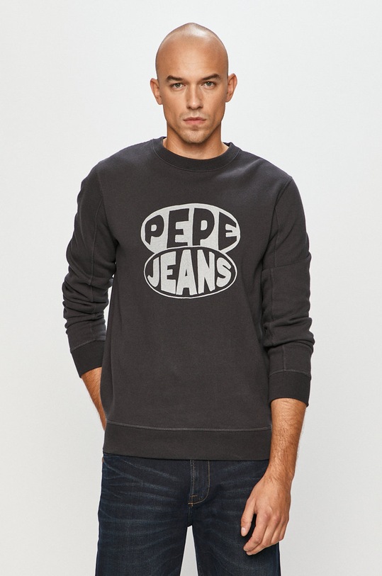 Pepe Jeans - Μπλούζα Harve στάμπα γκρί PM581844.985