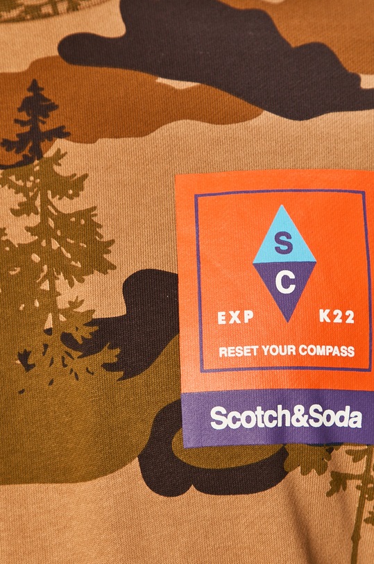 Scotch & Soda - Bluza 158487 brązowy