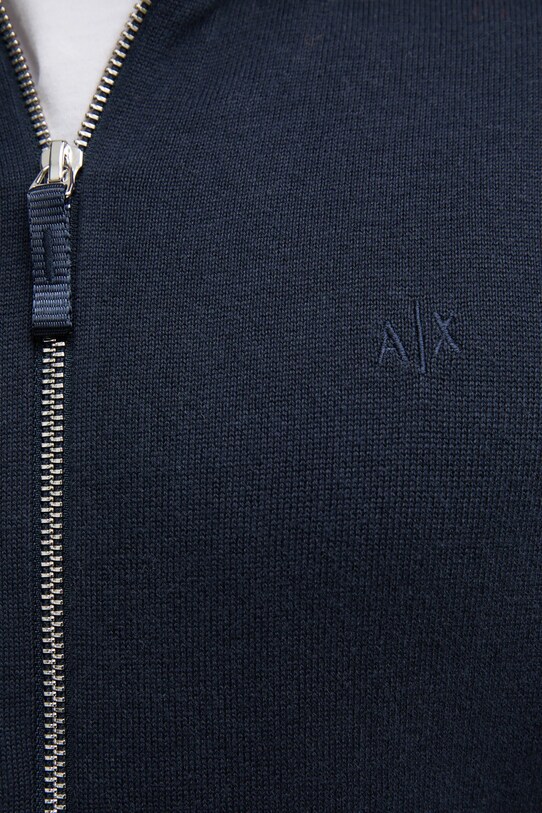 Armani Exchange cardigan in cotone 8NZE4D.ZM8CZ blu navy