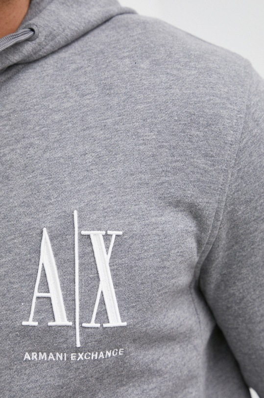 Pamučna dukserica Armani Exchange 8NZMPP.ZJ1ZZ siva