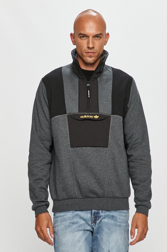 adidas Originals - Bluza GD5573 imprimeu gri GD5573