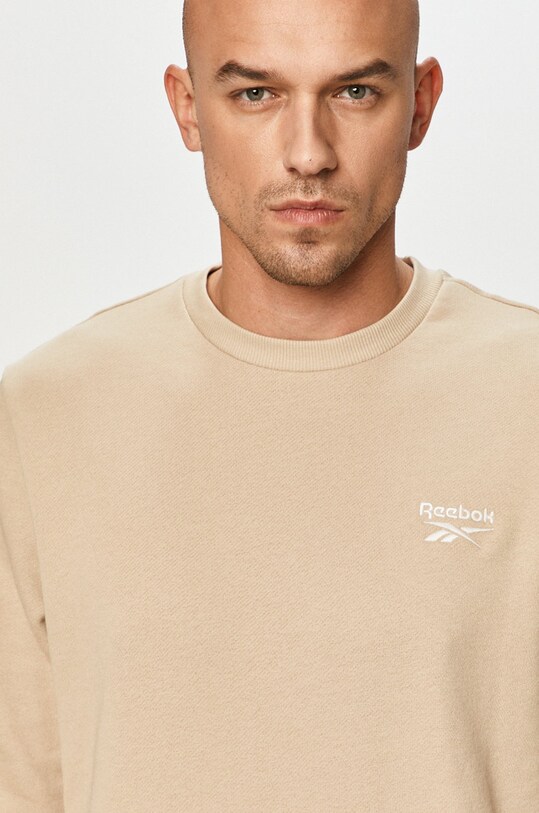 Reebok Classic - Хлопковая кофта FT7349 бежевый FT7349