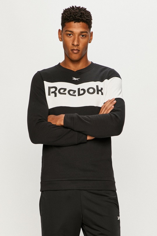 Reebok - Bluza FU3116 print negru FU3116