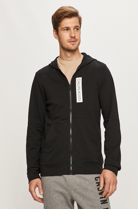 Calvin Klein Performance - Mikina bavlna čierna 00GMT0J480