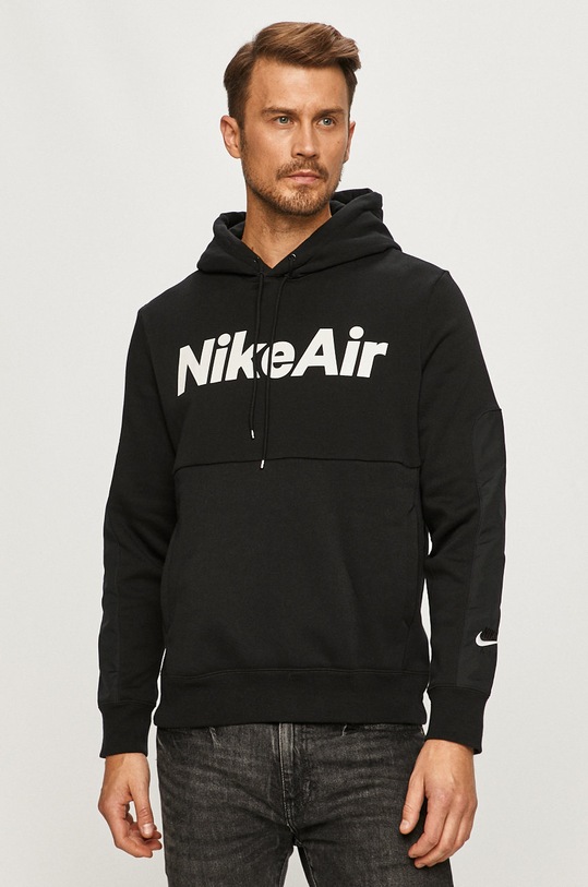 Nike Sportswear - Суичър с качулка черен CU4139
