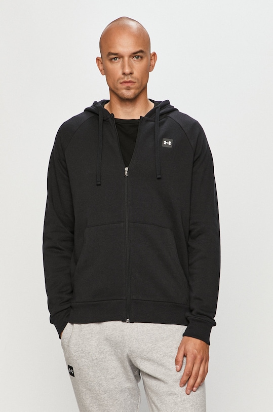 Under Armour - Bluza 1357111.001 z kapturem czarny 1357111.001