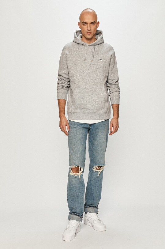 Lee - Bluza L80YTJMP gri AW20