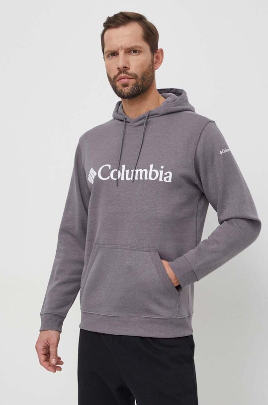Кофта Columbia с капюшоном серый 1681664