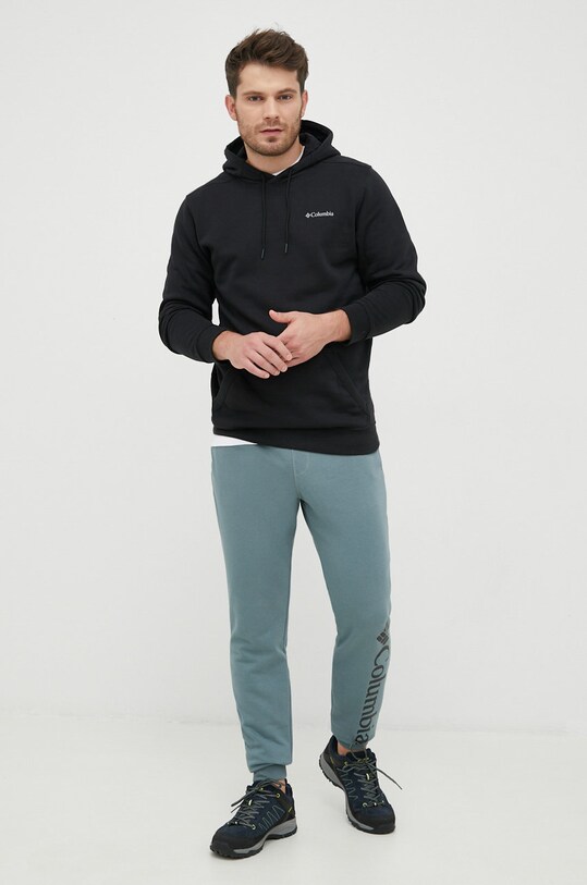 Columbia bluză CSC Basic Logo 1681664 negru SS24