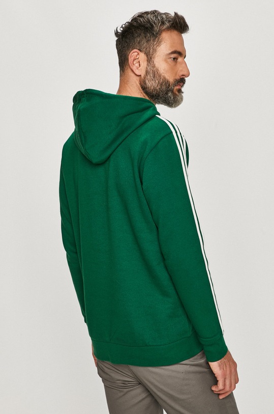 Îmbrăcăminte adidas Originals - Hanorac de bumbac GD9946 GD9946 verde