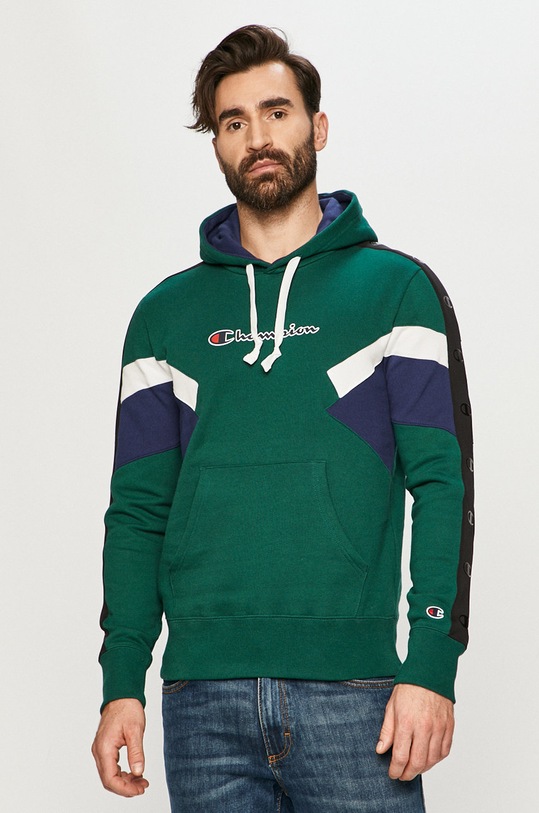 Champion - Bluza 214783 z elastanem zielony 214783