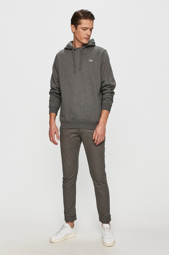 Lacoste sweatshirt SH1527 gray SS22