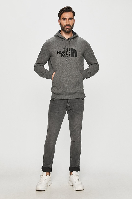 The North Face - Bluza NF00AHJYLXS1 szary AW20