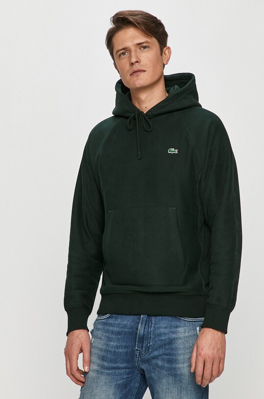 Lacoste - Bluza uni verde SH1614