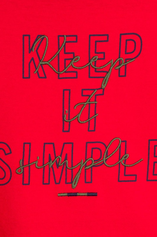 Хлопчик Mayoral - Дитячий лонгслів 128-172 cm 842.7D.JUNIOR червоний