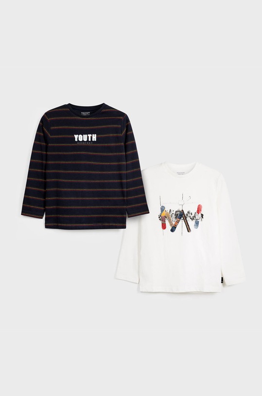 Băieți Mayoral - Longsleeve copii 128-172 cm (2-pack) 7050.7D.JUNIOR alb