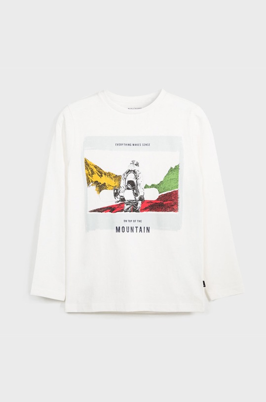 Mayoral - Дитячий лонгслів 128-172 cm 7051.7D.JUNIOR білий AW20