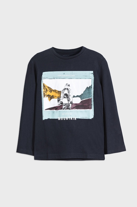 Mayoral - Longsleeve copii 128-172 cm print bleumarin 7051.7D.JUNIOR