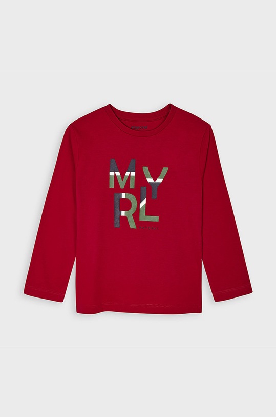 Mayoral - Longsleeve copii 92-134 cm print rosu 173.5C.MINI