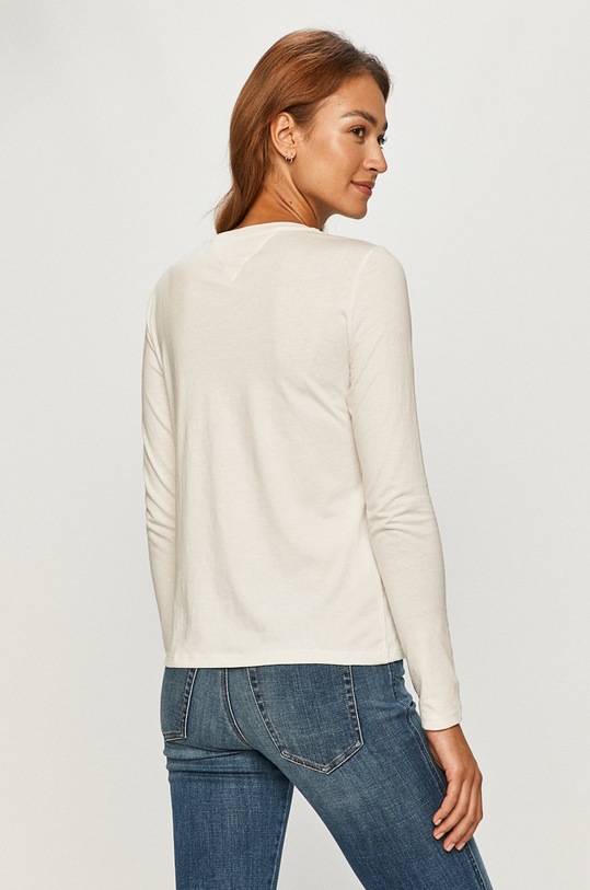 Odzież Tommy Jeans - Longsleeve DW0DW08667 DW0DW08667 biały