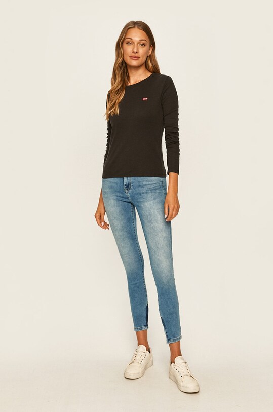 Levi's - Longsleeve 69555.0014 czarny AW20