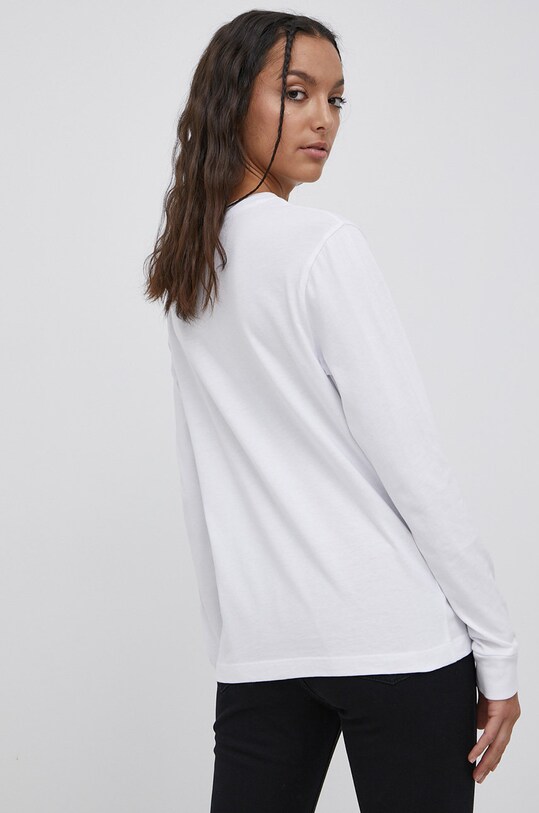 Odzież Vans - Longsleeve VN0A47WNWHT1 biały