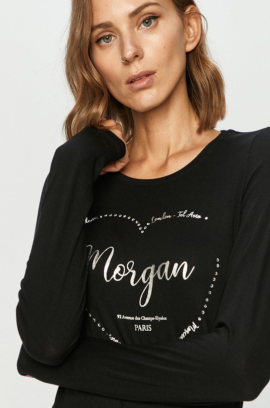 Morgan - Longsleeve negru 202.TCITIES