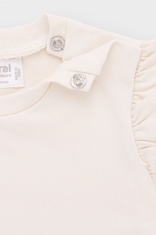 Dievča Mayoral Newborn - Detské tričko s dlhým rukávom 60-86 cm (2-pak) 2033.2X.NEWBORN burgundské