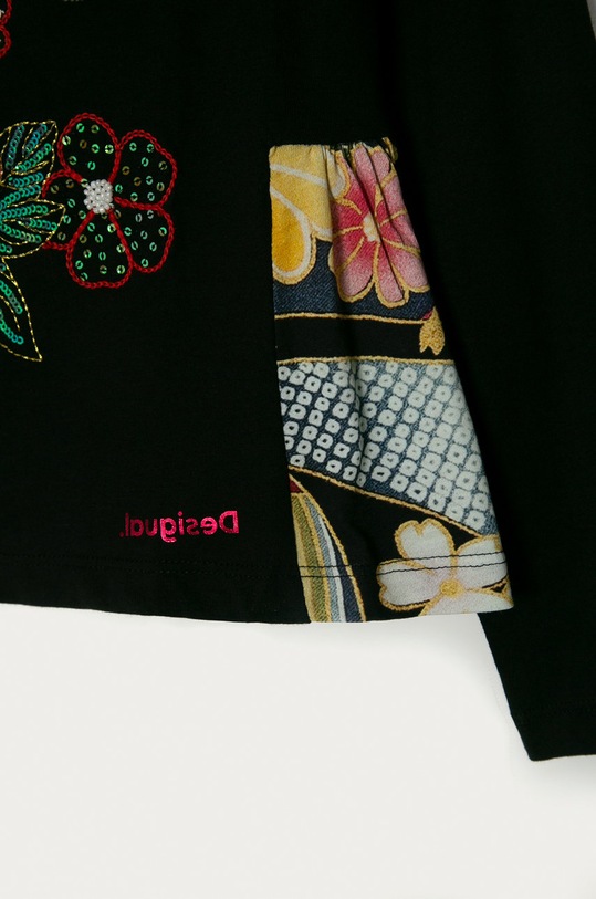 Fete Desigual - Longsleeve copii 104-164 cm 20WGTK36 negru