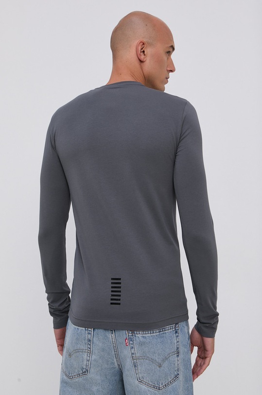 Oblečení Tričko s dlouhým rukávem EA7 Emporio Armani 8NPT55.PJM5Z šedá
