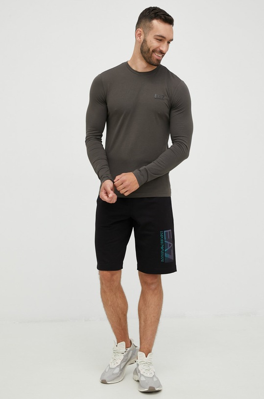 EA7 Emporio Armani longsleeve 8NPT55.PJM5Z 8NPT55.PJM5Z zielony AA00
