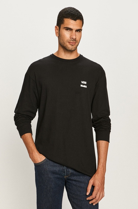 Vans - Tričko s dlhým rukávom VN0A4RU51PJ1 čierna AW20