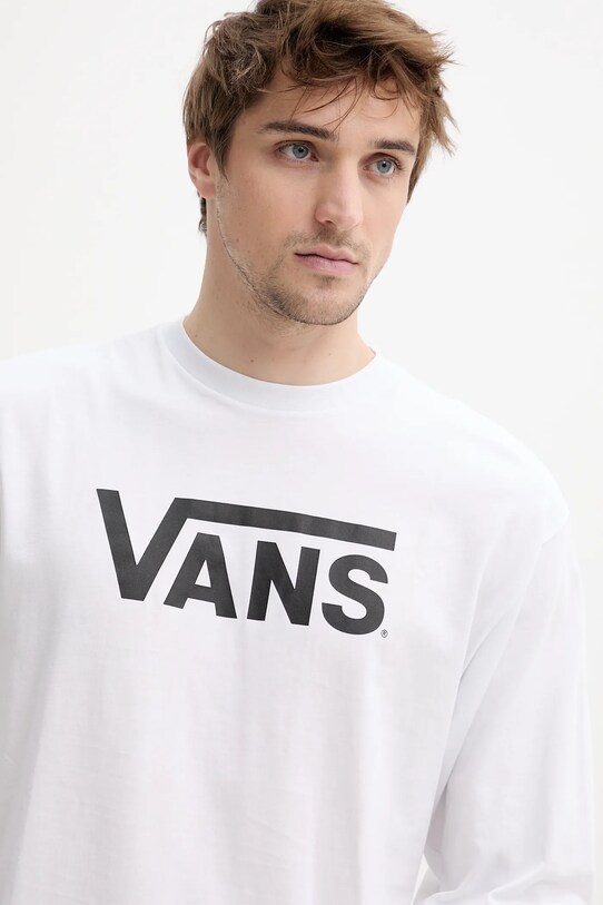 Vans longsleeve alb VN000K6HYB21