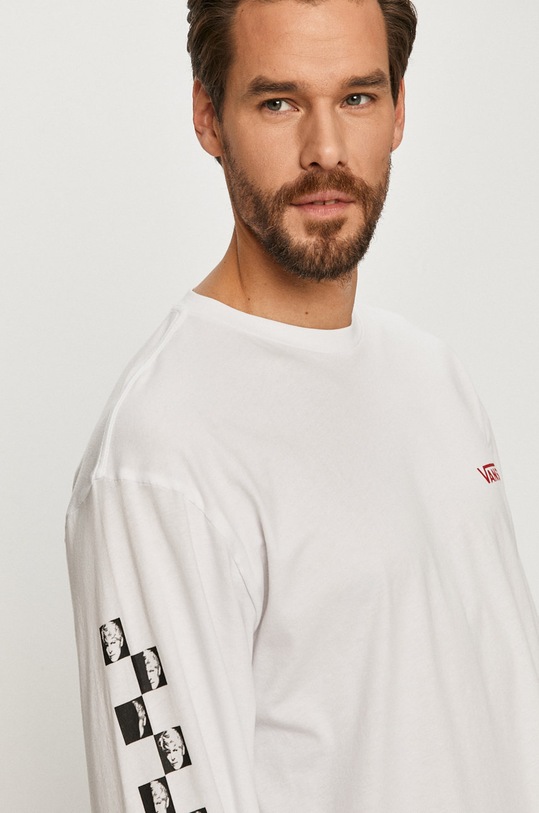 Vans - Tričko s dlouhým rukávem x David Bowie bílá VN0A3WCQWHT1