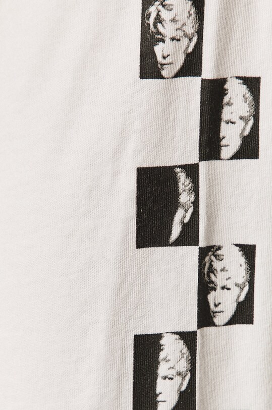 Vans - Tričko s dlouhým rukávem x David Bowie VN0A3WCQWHT1 bílá
