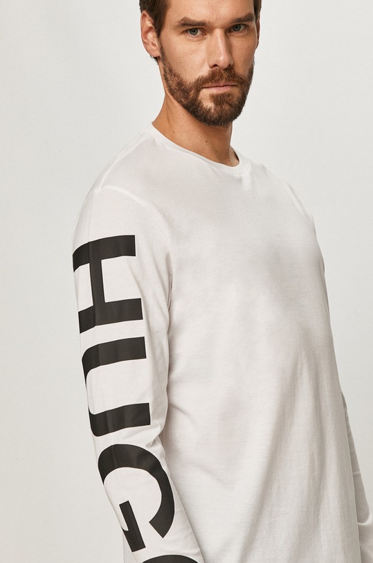 HUGO - Longsleeve 50458238 biały 50458238