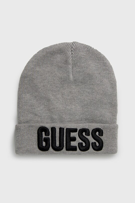 Guess Jeans - Детская шапка аппликация серый L0BZ00.Z2QO0