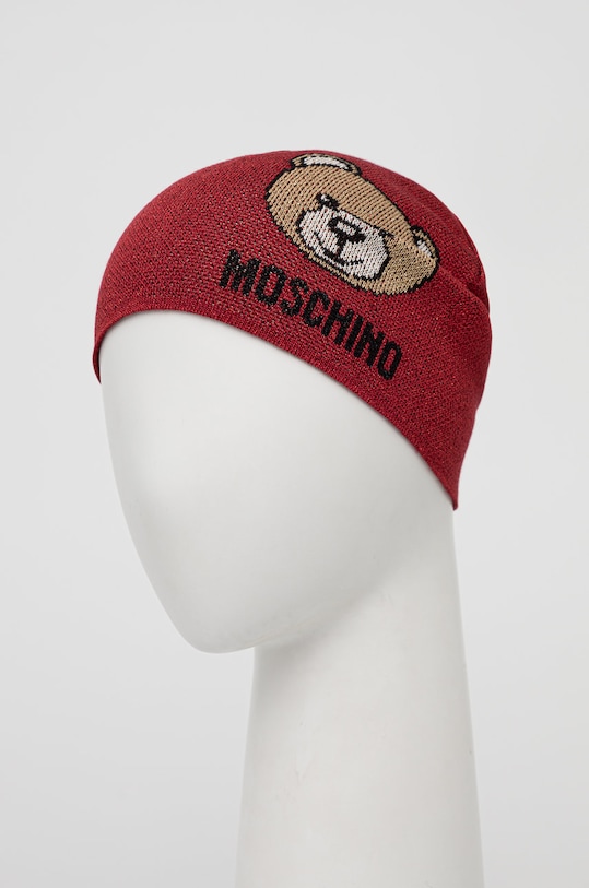 Moschino Czapka M2346.65214 czerwony AW22