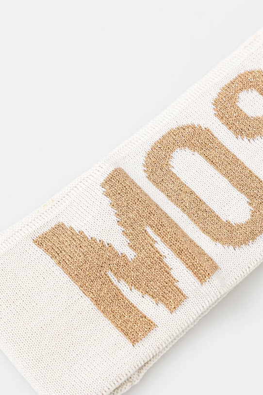 Moschino opaska wełniana M2338.65216 beżowy AW25